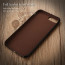 VAKU ® Apple iPhone 7 Plus LARDOR Series 3 Stitch Leather Shell with Metallic Logo Display Back Cover