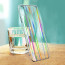 Vaku ® Apple iPhone XS rainbow Shine Heat-Dissipating Glass Shock-Proof Back Cover