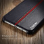 VAKU ® Apple iPhone 6 / 6S LARDOR Series 3 Stitch Leather Shell with Metallic Logo Display Back Cover