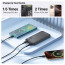 Dr. Vaku ® CYRA 10000mAh Power Bank 12W Dual USB Output, Type-C & Micro-USB Input, Compact & Portable