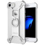 Nillkin ® Apple iPhone 8 Barde Ultronic Aluminum Alloy Metal with inbuilt Ring Holder + Stand Lightweight, Strong Back Cover