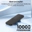 Dr Vaku ® OBIVION 10000mAh Power Bank 12W Dual USB Fast Charge | Type-C & Micro-USB Input | Ultra-Compact & Portable
