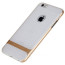 Rock ® Apple iPhone 6 / 6S Royle II Ultra-thin Dual Metal Finish Translucent Soft / Silicon Case