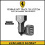 Ferrari ® 5V / 7.2 A 3 USB Output car charger