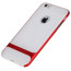 Rock ® Apple iPhone 6 / 6S Royle II Ultra-thin Dual Metal Finish Translucent Soft / Silicon Case