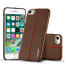 VAKU ® Apple iPhone 8 LEXZA 3rd Series Stitch Leather Shell Back Cover