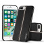 VAKU ® Apple iPhone 7 Plus LARDOR Series 3 Stitch Leather Shell with Metallic Logo Display Back Cover
