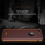 VAKU ® Apple iPhone 7 Plus Vertical Leather Stitched Gold Electroplated Soft TPU Back Cover
