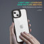 Vaku ® Apple iPhone 15 / 15 Plus Lens Flip Stand Holder Back Cover Case with Free Lens Protector
