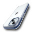 Vaku Luxos ® Apple iPhone 14 Vortex Gel Cushion Slim Fit Shockproof Crystal Clear Camera Metal Ring Back Cover