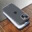 Vaku Luxos ® Apple iPhone 14 Plus Vortex Gel Cushion Slim Fit Shockproof Crystal Clear Camera Metal Ring Back Cover
