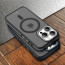 Vaku Luxos ® Apple iPhone 15 Pro Max Elemento MagPro Drop Protection Shockproof Guard Corner Frosted Certified Mag-Safe Back Cover