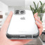 Vaku Luxos ® Apple iPhone 15 Pro Max Vortex Gel Cushion Slim Fit Shockproof Crystal Clear Camera Metal Ring Back Cover
