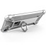 Nillkin ® Apple iPhone 8 Barde Ultronic Aluminum Alloy Metal with inbuilt Ring Holder + Stand Lightweight, Strong Back Cover