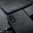 Maserati ® Apple iPhone XR GranTurismo Double Stitched Dual-Material Pure Leather Back Cover