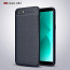 Vaku ® Oppo A83 Kowloon Leather Stitched Edition Top Quality Soft Silicone 4 Frames + Ultra-Thin Back Cover