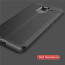 Vaku ® Samsung Galaxy A8 Plus Kowloon Double-Stitch Edition Silicone Leather Texture Finish Ultra-Thin Back Cover