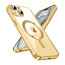 Vaku ® Apple iPhone 15 Plus Luxury Electroplated Magnetic Magsafe Camera Protection TPU Back Cover Case