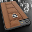 Ferrari ® Apple iPhone 8 Official 458 Double Stitched Dual-Material PU Leather Back Cover