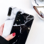 VAKU ® Samsung Galaxy A7 (2018) Sefa Stone Series with Marble and 9H hardness tempered Glass Back Cover