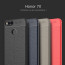 Vaku ® Huawei Honor 7X Kowloon Double-Stitch Edition Silicone Leather Texture Finish Ultra-Thin Back Cover