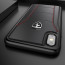 Ferrari ® Apple iPhone XS Official 488 GTB Logo Double Stitched Dual-Material Pure Leather Back Cover