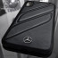 Mercedes Benz ® iPhone XS CLA-CLASS Raven leather Back Cover