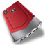 Ferrari ® Apple iPhone X Moranello Series Luxurious Leather + Metal Case Limited Edition Back Cover