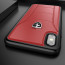 Ferrari ® Apple iPhone XS Official 488 GTB Logo Double Stitched Dual-Material Pure Leather Back Cover