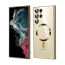Vaku ® Samsung Galaxy S22 Ultra Luxury Electroplated Magnetic Magsafe Camera Protection TPU Back Cover Case