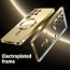 Vaku ® Samsung Galaxy S24 Ultra Luxury Electroplated Magnetic Magsafe Camera Protection TPU Back Cover Case