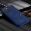 Vaku ® Vivo V25 5G Maxtron Leather Stitched Magnetic Magsafe Non-Slip Grip Shockproof Back Cover