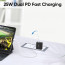 Original 25W Samsung Charger Type C Adapter With PD 3.0 Ultra Fast Charging | (5X Speed)