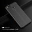 Vaku ® Huawei Honor 7X Kowloon Double-Stitch Edition Silicone Leather Texture Finish Ultra-Thin Back Cover