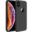 VAKU ® For Apple iPhone XS Max Liquid Silicon Velvet-Touch Silk Finish Shock-Proof Back Cover