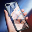 Vaku ® Vivo V7 GLASSINO Luxurious Edition Ultra-Shine Silicone Frame Ultra-Thin Case Transparent Back Cover