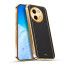 Vaku ® Vivo Y58 5G Luxemberg Leather Pattern Gold Electroplated Soft TPU Back Cover