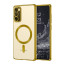 Vaku ® Samsung Galaxy S20 FE Luxury Electroplated Magnetic Magsafe Camera Protection TPU Back Cover Case