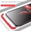 FCK ® Oppo RealMe 2 3-in-1 360 Series PC Case Dual-Colour Finish Ultra-thin Slim Front Case + Back Cover