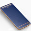 Vaku ® Xiaomi Redmi 5A Leather Stitched Gold Electroplated Soft TPU Back Cover