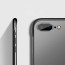 VAKU ® For Apple iPhone 8 Plus Rimless Semi Transparent Cover (Ring not Included)