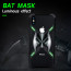 Vaku ® Apple iPhone X / XS Luminous Batmask Magnetic Metal Shock-Proof Anti-Fall Bumper Back Cover