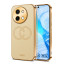 Vaku ® Vivo Y58 5G Skylar Leather Pattern Gold Electroplated Soft TPU Back Cover
