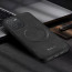 Vaku ® Vivo V25 5G Maxtron Leather Stitched Magnetic Magsafe Non-Slip Grip Shockproof Back Cover