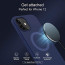 Vaku ® iPhone 12 Mini Fluid Silicon Magnetic Case Back Cover