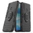 Vaku ® Vivo Z1 Pro Falcon Metal Ring Grip Kickstand Shockproof Hard Bumper Dual Layer Rugged Case Cover