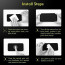 Dr. Vaku ® Vivo Y31 Full Edge-to-Edge Ultra-Strong Ultra-Clear Full Screen Tempered Glass- Black