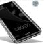 Vaku ® Vivo V9 Mate Smart Awakening Mirror Folio Metal Electroplated PC Flip Cover