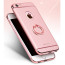 Vorson ® Apple iPhone 6 Plus / 6S Plus Ling series Ultra Thin Electroplating Splicing PC + Inbuilt Metal Ring Kickstand Back Cover
