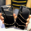 VAKU ® Samsung Galaxy A7 (2018) Sefa Stone Series with Marble and 9H hardness tempered Glass Back Cover